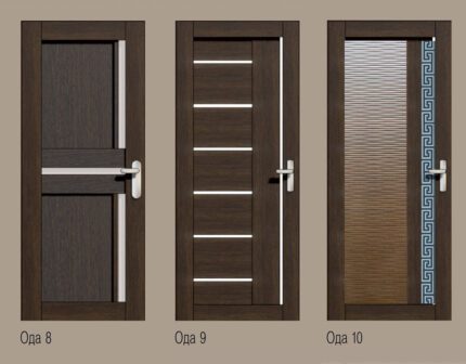 10-коллекциядағы ағаш есіктер